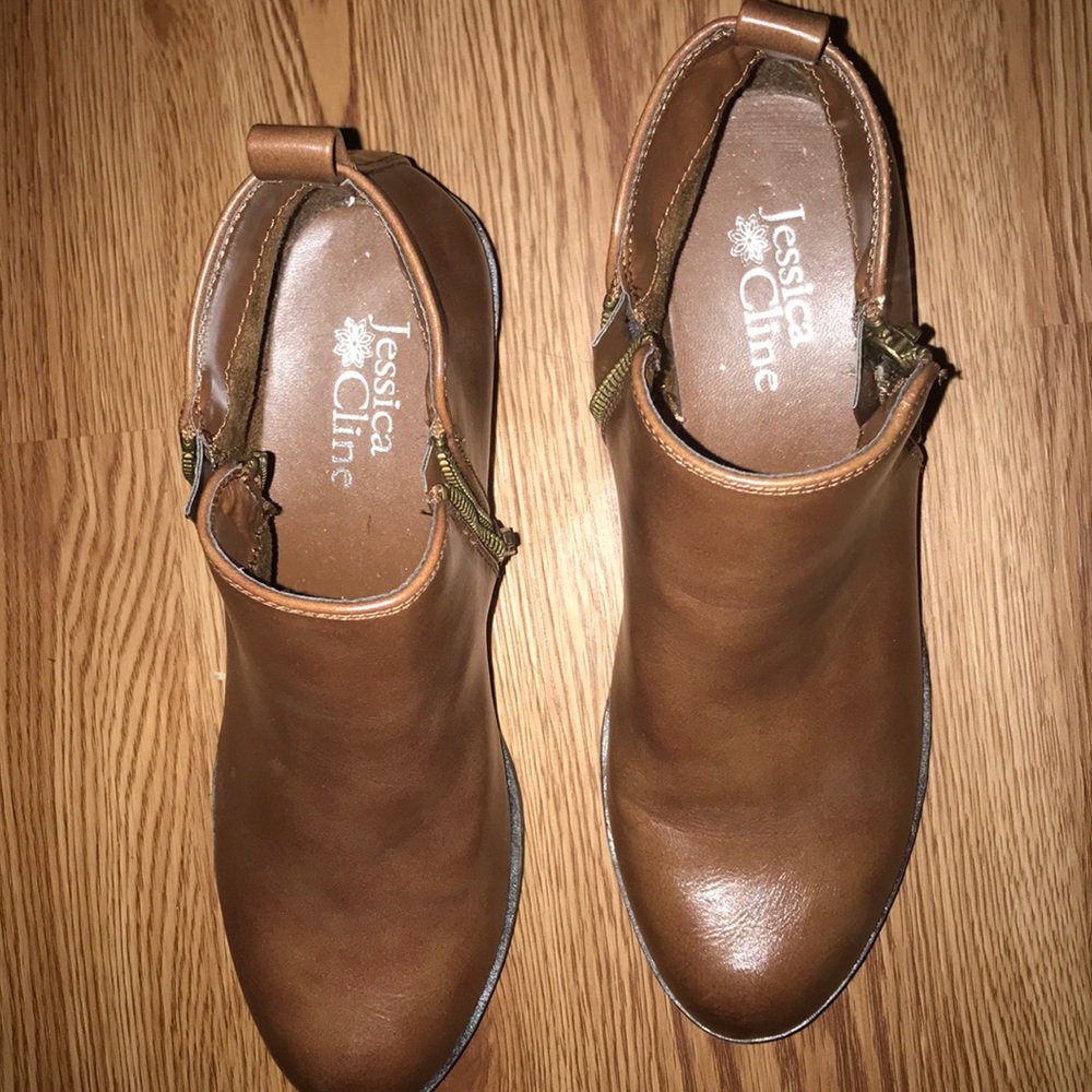 Jessica Cline 6.5- Brown Boots - Lightly Used